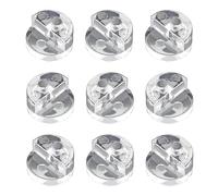 Qrity 40 Pcs Cabinet Door Glass Retainer Clips Kit, Mirror Holder Clip Brackets for Fixing 4-5mm Glass and Window Mirrors