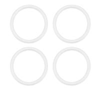 Qrity 4Pcs Silicone Washers O-Rings, Sink Waste Basin Plug Ring, 34mm OD 3mm Thicknesses Spare Sealing Gaskets for Bathroom Kitchen
