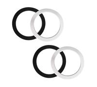 Qrity 4Pcs Sink O Ring Seal Washer, Basin Plug Sealing Washer, O-Ring Gasket for Sink Basket Strainer Waste, for Qrity 110mm Sink Waste (ASIN # B06XBSS8QJ & B0725M4MY4 & B07DPPGWBQ)
