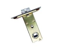 Qrity 55mm Tubular Latch, Mute Door Sprung Latch with Stainless Steel Panel, for Internal Doors, Lever Door Handles