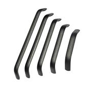 Qrity Pack of 2 Black Kitchen Cupboard Handles, 288 mm Hole Centers Bow Pulls, Modern Furniture Drawer Pull Handle