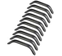 Qrity Pack of 20 Black Kitchen Cupboard Handles, 128 mm Hole Centers Bow Pulls, Modern Furniture Drawer Pull Handle