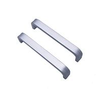 Qrity2 Pcs Aluminum Door Drawer Knobs Pull Handles Cabinet Cupboard Closet Door Bow Shape Pull Handle,160MM