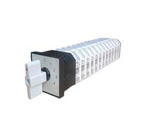 QRJAZHNTP 0-4 Positions LW12-16/12 Cam Switch Changeover Rotary Selector 12 Poles Knots 48 Terminals 16A