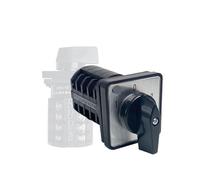 QRJAZHNTP 10A Cam Rotary Switch LW8 Three Positions Conversion Universal Transfer Knob Selector 1-5 Poles(10A 4P)