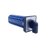 QRJAZHNTP 20A 10P Custom LW26 LW28 YMW26-20/10 Three-Gear 10-Section Universal Reverse Dual Power Rotary Combination Cam Switch