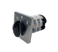 QRJAZHNTP 75A 690V cam Switch Three Position Pole Horizontal Rotation Conversion selector 12 Terminal YMZ12-75/3