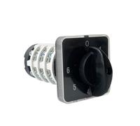 QRJAZHNTP Control Switch 4 Knots 20A 0-6 Position Universal Changeover Rotary cam interruptor HZ5B-20/4