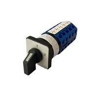 QRJAZHNTP LW26-10/5 Changeover Selector LW28 Series 2 Position 5 Poles 10A Silver Contact Dual Power Rotary Cam Switch