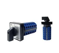 QRJAZHNTP LW26-20 Rotary Cam Switch 3 Position 660V 20A 6 Poles 24 Terminals Electrical Changeover Selector YMW26-20/6(102)