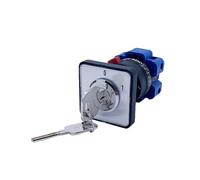 QRJAZHNTP LW26-32F Lock Key Single-Phase Power Supply Cut Off Main Control On-Off Anti Misoperation Universal 32A Cam Switch