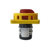 QRJAZHNTP Manual Transfer Cam Switch LW31 20A 2 Poles Position Padlock Changeover Machinery On and Off Switches YMZ12-20/2GS