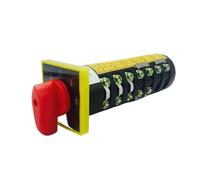 QRJAZHNTP Rotary Switch 10A 7 Phases 5 Position 3kw Changeover Combination Silver Contact HZ5B-10/7 T21