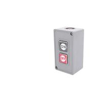 QRJAZHNTP TPB-2/3 Push Button Switch Power Control Self Reset Momentary Two/Three Position Start Buckle Box(TPB-3,Iron Part)