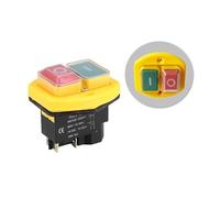 QRJAZHNTP YCZ3-B Electromagnetic Switch 4/5 Pin 110/220V On Off Push Button Restart and Under Voltage Protection(220V,5 Pins)