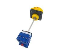QRJAZHNTP YMD11-B Series with Extension Pole Isolator Switch Pad-Lock Panel DIN Rail Mount 3/4P On-Off Rotary Cam Selector Replace LW30(32A 4P)