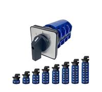 QRJAZHNTP YMW26-63A Series LW26 690V Silver Contact Control Power 1-6 Poles 2/3 Positions Changeover Cam Switch Rotary Selector(5P-20 Terminals)