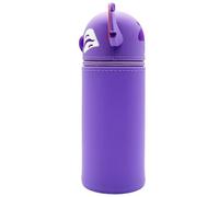 QRKPVHD Kawaii Pencil Case 2 in 1 Silicone Table Pen Holder Zipper Pen Bag Colored Pencils Marker Office College Cute School Supplies Cartoon Girls, blue, Purple stretch