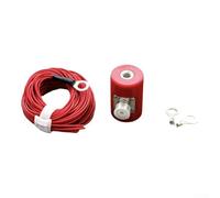QRP HF Antenna, Shortwave Antenna Base Kit M10 Telescopic Base SO239 Adapter For Shortwave Such USDX(red + grid)