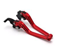 QRPTMBNF Brake Clutch Levers Compatible with Honda SH150, 2012-2021, SH125 | Adjustable Compatible with Honda SH300 2012-2021(Red Long)