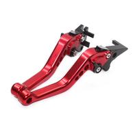 QRPTMBNF Brake Clutch Levers Compatible with Honda SH150, 2012-2021, SH125 | Adjustable Compatible with Honda SH300 2012-2021(Red Short)