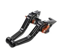 QRPTMBNF Brake Clutch Levers Compatible with Honda SH150, 2012-2021, SH125 | Adjustable Compatible with Honda SH300 2012-2021(Black Orange Short)