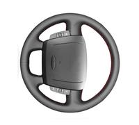 QRPTMBNF Steering Wheel Covers Compatible with Fiat Ducato, Peugeot Boxer | DIY Custom Artificial Leather Compatible with Fiat Citroen, Jumper, Relay, Ram ProMaster(Red)