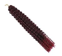 QRSTUVXZY 22 Strands Synthetic Hair Extensions 18 Inch Boho Dirty Braid wig for Women Men(6 pcs)(1BTBUG#)
