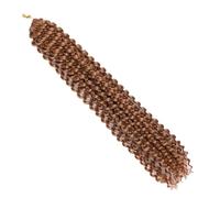 QRSTUVXZY 22 Strands Synthetic Hair Extensions 18 Inch Boho Dirty Braid wig for Women Men(6 pcs)(27#)
