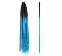 QRSTUVXZY 36 Inch Handmade Dreadlocks, Long Synthetic Handmade Weave Wigs 0.6 cm Width(2T-16#)