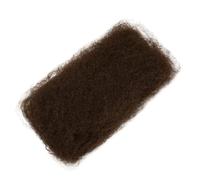 QRSTUVXZY Afro Kinkys Bulk Human Hair For Braiding 50g/pack Bulk Human Braiding Hair for Microlocs Extensions(Medium Brown,20inch)