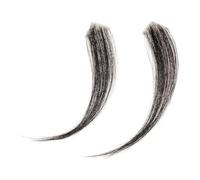QRSTUVXZY Toupee for Men's Natural Black Men Toupee 6inch Hairline Front Human Hair Natural Hair Male PU Hairpiece Hair Patch for Hair Loss Invisible Extension Human Hair System for Men(2x2x3 cm)