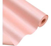 QRTDXP 43cm*12m Pink Wrapping Paper Roll，Recyclable Pink Gift Wrap Paper Perfect for Packing Birthday Party Baby Shower for Girl Present