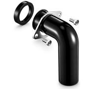 QruiLanTu Drain King Garbage Disposal Drain Elbow Replacement Kit Includes 1.5" Trap,Flange,Gasket and Screws,ABS material Waste,for Kitchen Sink Garbage Disposal