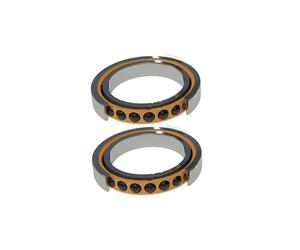 QRUYHBAJU 1pair 7000 7000C HQ1 P4 10x26x8 Angular Contact Bearings Spindle Bearings ABEC-7 SI3N4 Ceramic Ball(7000c-hq1-p4-dta)