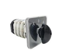 QRUYHBAJU YMZ12-32/4 Selector Starter Star Triangle Electrical Changeover Rotary Cam Switch 32A 4 Pole 3 Position Sliver Contacts