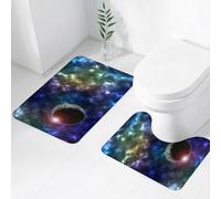 QRWOEAW 2 piece bath mat set Non-sliding,The Beatles’ Yellow Submarine A Psychedelic Underwater Journey,bathroom cushion water absorption bathtub machine washable carpet toilet floor