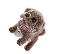 QRZMEDU Robot Dogs Realistic, Wuffy Robot Dog, Wuffy Robo-t Puppy, Interactive Walking Plush Robots Dog Toys with Touch Sensing, Voice Mimic, LifelikeSounds,Battery Powered Puppy