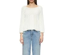 QS Crochet Sweater, Ecru, XS