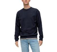 QS Embroidered Logo Sweatshirt, Deep blue, L
