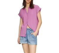 QS Oversized Blouse with Textured Pattern, 4721_Lavender, 10