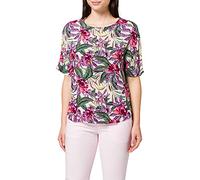 QS/S Designed by - s.Oliver Women's 2063093 Blouse, Beige Floral AOP, 6