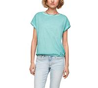 QS/S Designed by - s.Oliver Women's T-Shirt, Turquoise, XS