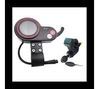QS-S4 72V Thumb Throttle LCD Display Meter+3PIN Ignition Lock Key Only for Zero 11X Electric Scooter 6PIN Display