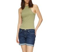 QS Women's 2147425 Top in Ribbed Fabric, 7282, XS