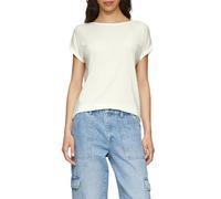 QS Women's 2165942 T-Shirt, Cream, M