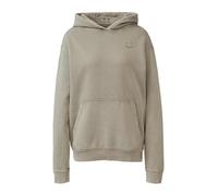 QS Women's 2168490 Sweatshirt with Hood, Dove Grey, XL