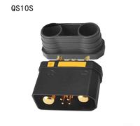 QS10-S High Current Quick Connector 240A Instantaneous 180A Rated Male Female Pair for Model Aircraft and Forklift Applications, PA Plastic Housing with(A)