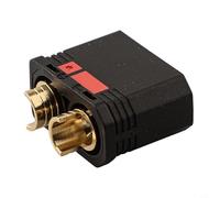 QS8-S Spark for proof Connector 200A Anti-Static for battery Socket for RC Aircraft - Reverse Depolarisation Design 8-10AWG Wire 600V Rating Black(A)