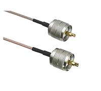 QSBVSO 1Pcs RG316 Cable UHF PL259 SO239 to SMA/UHF/BNC Male Plug & Female Jack Connector Crimp RF Jumper Pigtail 4inch~10FT(Type 5-1Pcs,3FT (1M))